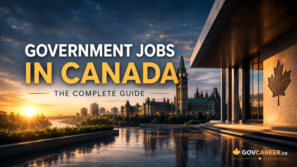 Government jobs in Canada featured image representing federal, provincial, municipal and broader public-sector careers, job search, applications, resumes and interviews